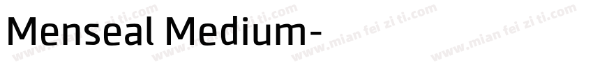 Menseal Medium字体转换